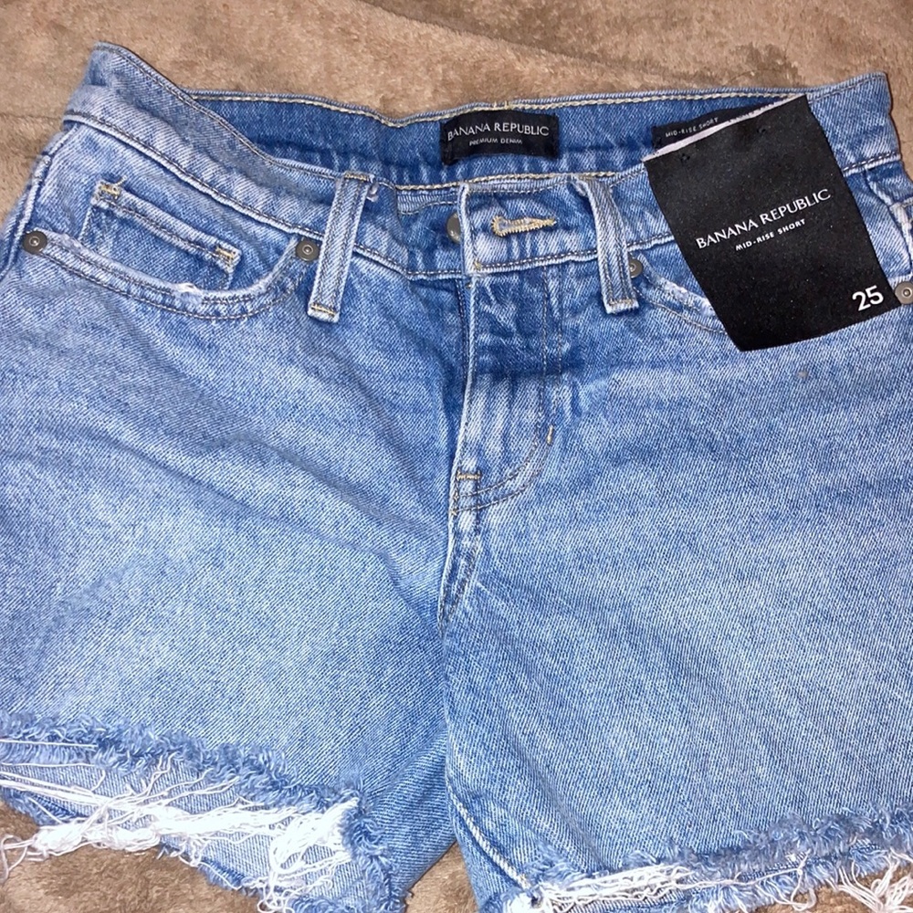 Banana republic denim shorts brand new